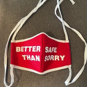 MOCA Mask - Barbara Kruger-Better Safe Than Sorry